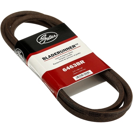 Gates 6463BR Classical V-Belt, 88.22 in Outside Length, 1/2 in Top Width, 9 millimeters Thickness 6463BR